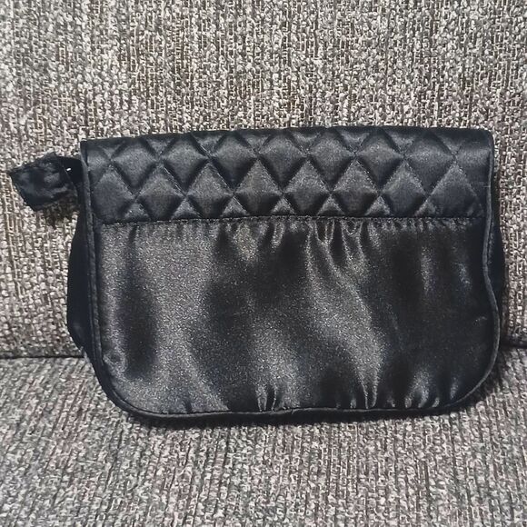 ADRIEN ARPEL Black Quilted Cosmetic Bag - Picture 2 of 3